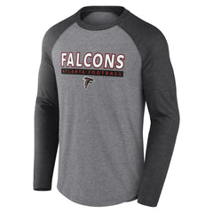 Tri-Blend Raglan Long Sleeve T-Shirt - Atlanta Falcons