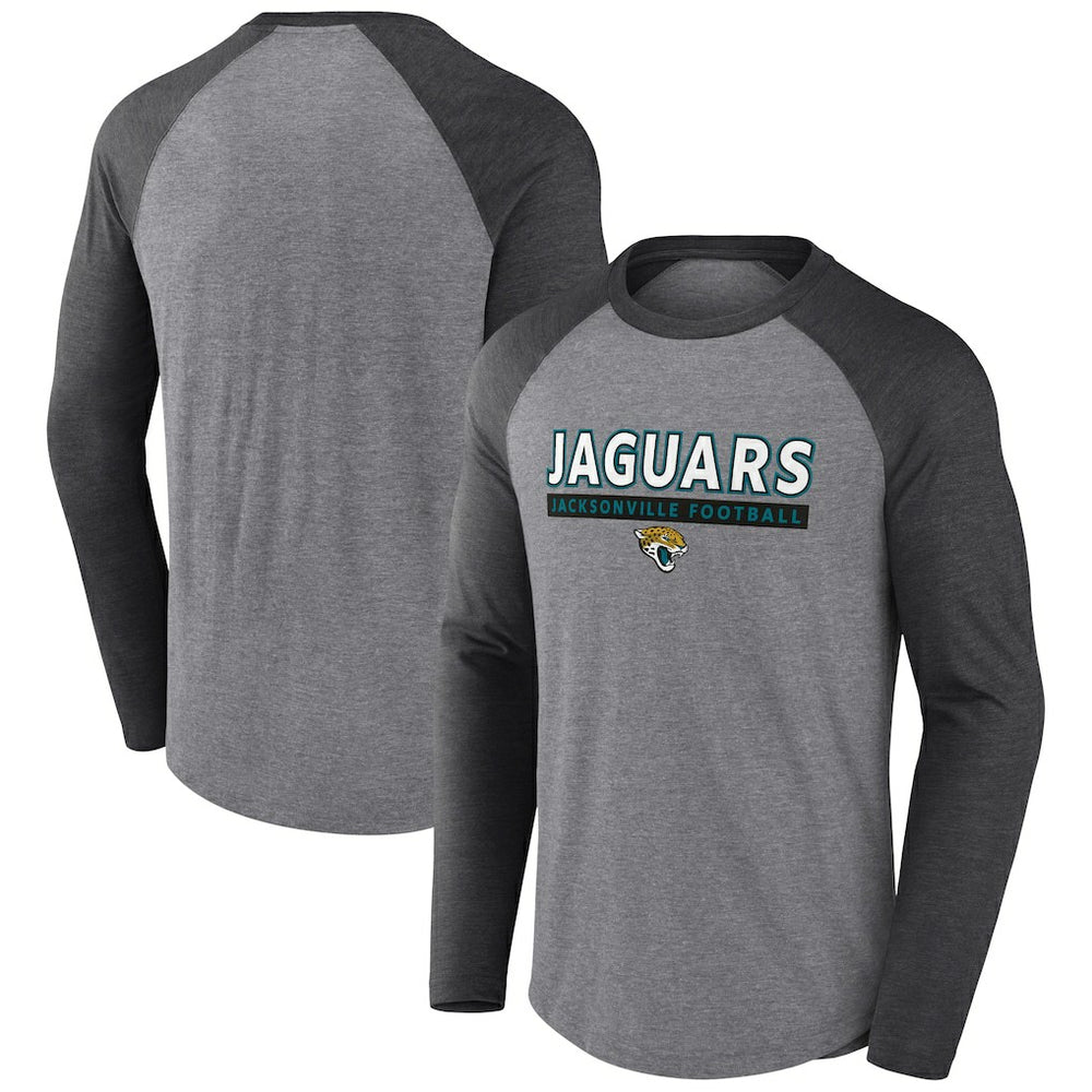Tri-Blend Raglan Long Sleeve T-Shirt - Jacksonville Jaguars
