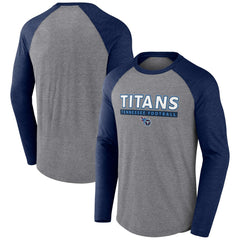 Tri-Blend Raglan Long Sleeve T-Shirt - Tennessee Titans
