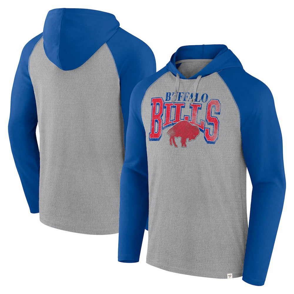 Under Center Long Sleeve Hoodie T-Shirt - Buffalo Bills