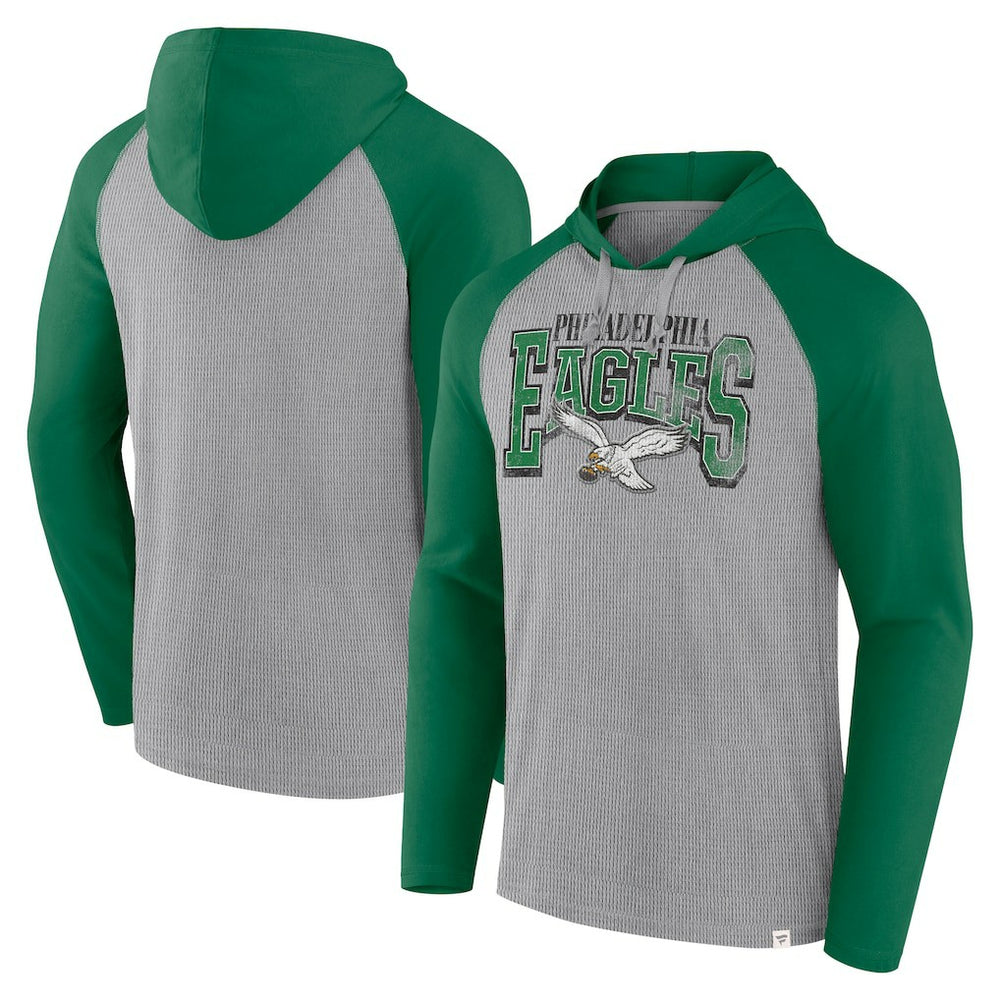 Under Center Long Sleeve Hoodie T-Shirt - Philadelphia Eagles