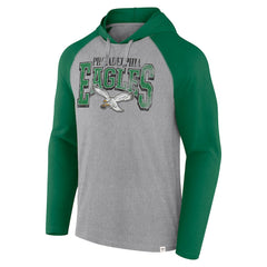 Under Center Long Sleeve Hoodie T-Shirt - Philadelphia Eagles
