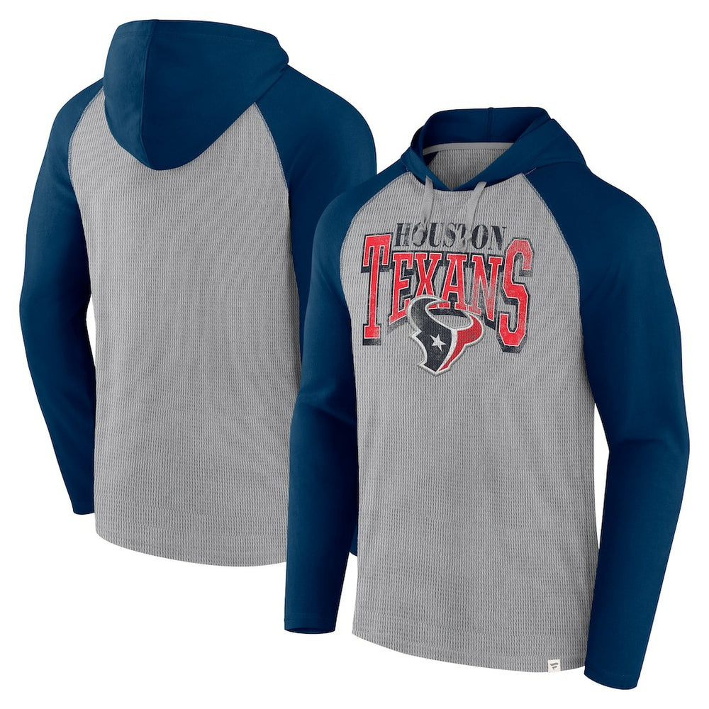 Under Center Long Sleeve Hoodie T-Shirt - Houston Texans