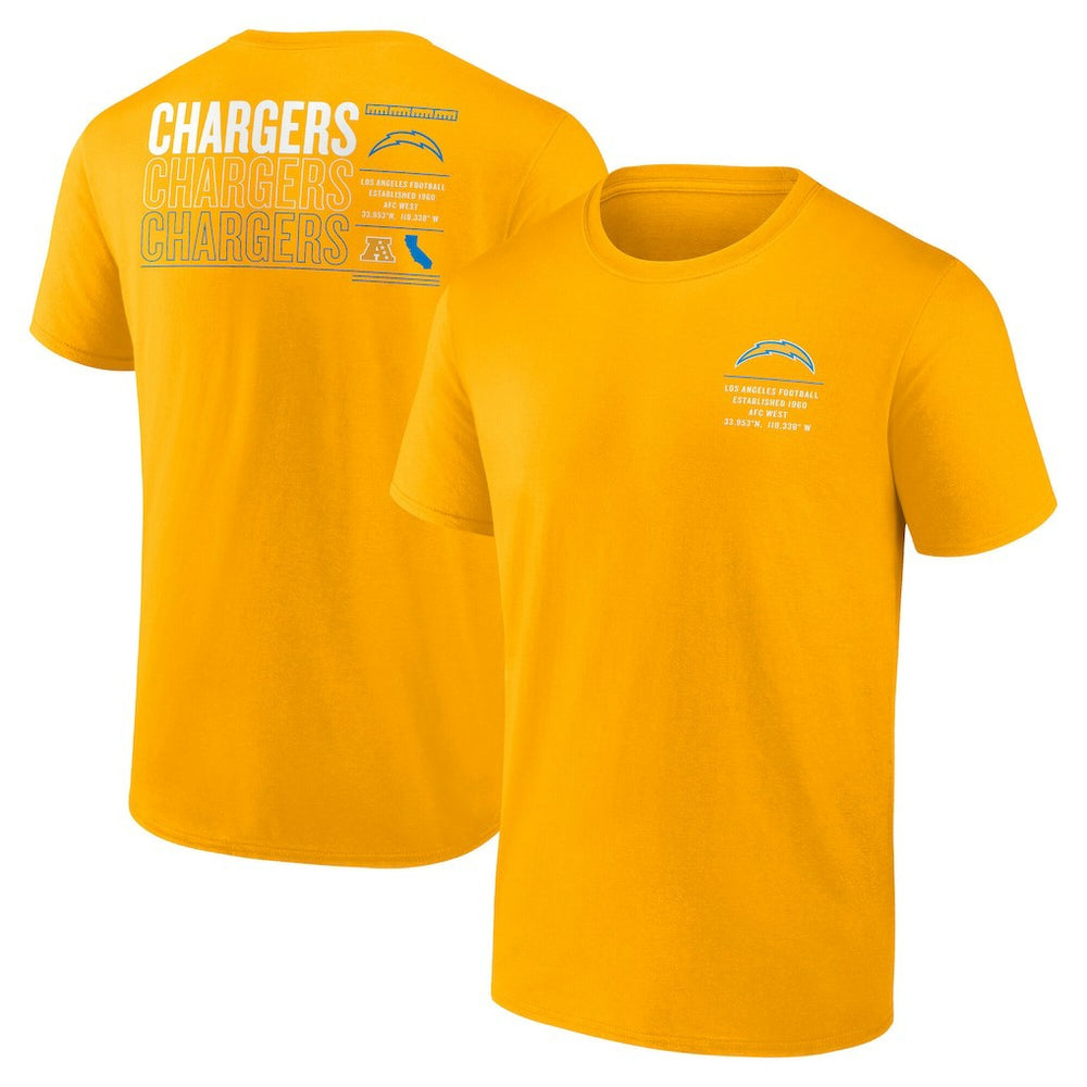 Repeat Stats T-Shirt - Los Angeles Chargers