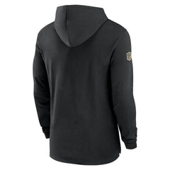 2024/25 Sideline Performance Long Sleeve Hoodie T-Shirt - New Orleans Saints