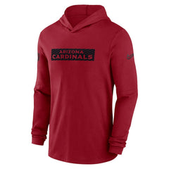 2024/25 Sideline Performance Long Sleeve Hoodie T-Shirt - Arizona Cardinals
