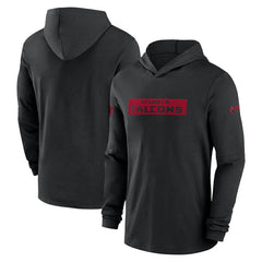2024/25 Sideline Performance Long Sleeve Hoodie T-Shirt - Atlanta Falcons