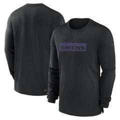 Sideline Player Performance Long Sleeve T-Shirt - Baltimore Ravens