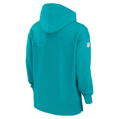 Sideline Jersey Performance Pullover Hoodie - Miami Dolphins