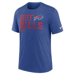 Overlap Lockup Tri-Blend T-Shirt - Buffalo Bills