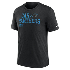 Overlap Lockup Tri-Blend T-Shirt - Carolina Panthers