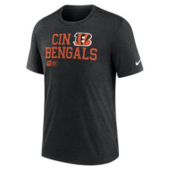 Overlap Lockup Tri-Blend T-Shirt - Cincinnati Bengals