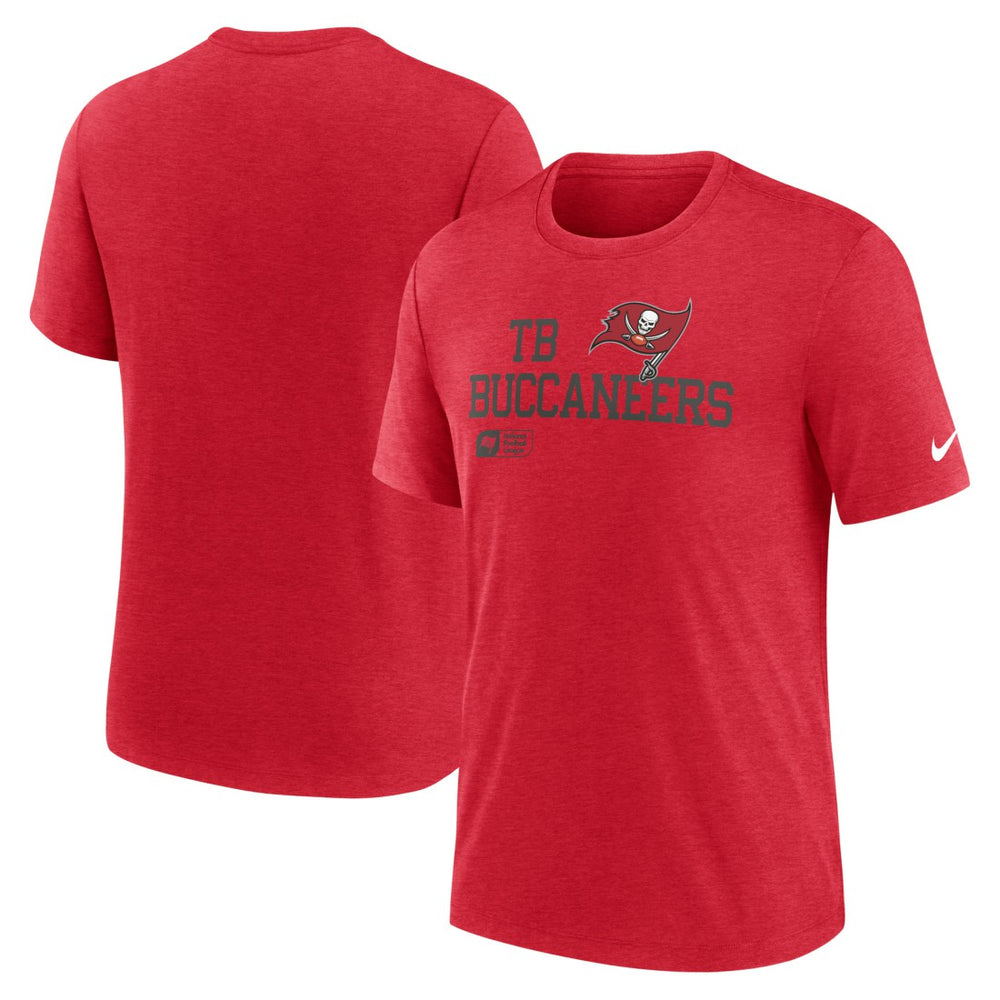 Overlap Lockup Tri-Blend T-Shirt - Tampa Bay Buccaneers
