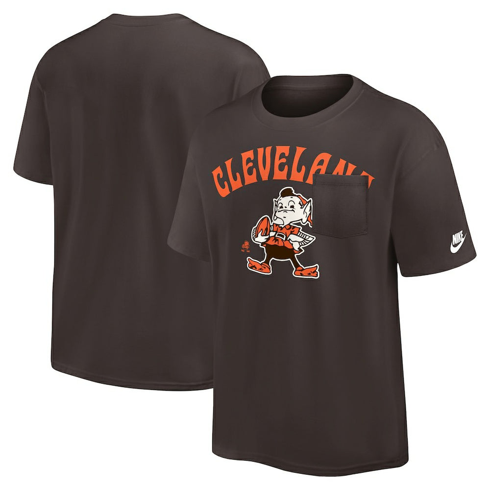 Rewind Heavy Max90 Pocket T-Shirt - Cleveland Browns