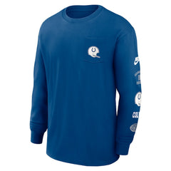 Rewind Heavy Max90 Pocket Long Sleeve T-Shirt - Indianapolis Colts