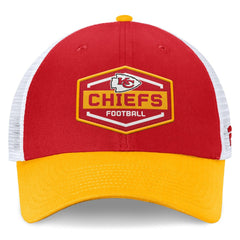 Bench Trucker Adjustable Hat - Kansas City Chiefs