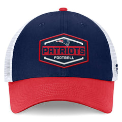 Bench Trucker Adjustable Hat - New England Patriots