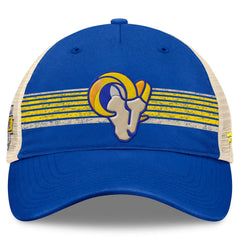 Center Stripe Trucker Adjustable Hat - Los Angeles Rams