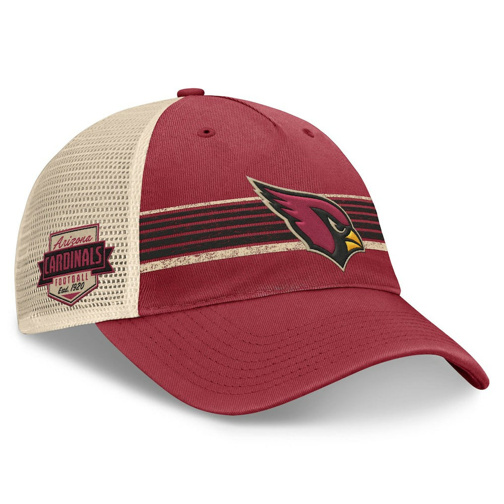 Center Stripe Trucker Adjustable Hat - Arizona Cardinals