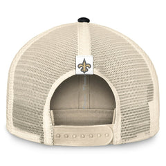Diamond Stripe Trucker Adjustable Hat - New Orleans Saints