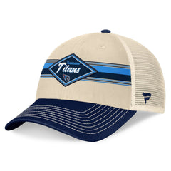 Diamond Stripe Trucker Adjustable Hat - Tennessee Titans