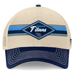 Diamond Stripe Trucker Adjustable Hat - Tennessee Titans