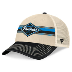 Diamond Stripe Trucker Adjustable Hat - Carolina Panthers