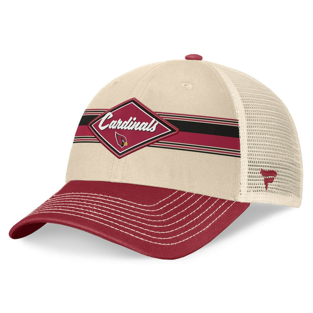 Diamond Stripe Trucker Adjustable Hat - Arizona Cardinals