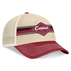 Diamond Stripe Trucker Adjustable Hat - Arizona Cardinals