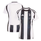 Juventus Women's 2024/25 Home Replica Jersey - Adidas White/Black