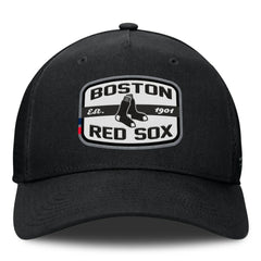 MLB Boston Red Sox Fanatics Team Patch A-Frame Trucker Snapback Hat