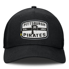 MLB Pittsburgh Pirates Fanatics Team Patch A-Frame Trucker Snapback Hat