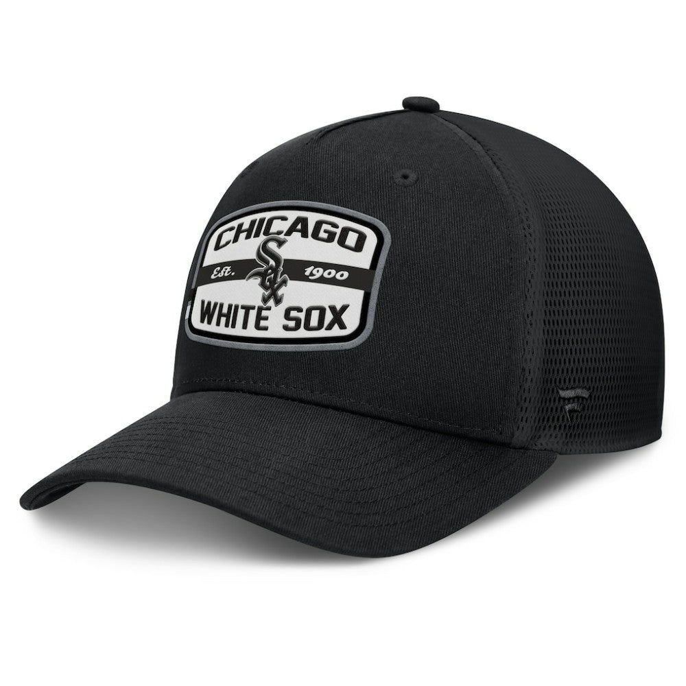 MLB Chicago White Sox Fanatics Team Patch A-Frame Trucker Snapback Hat