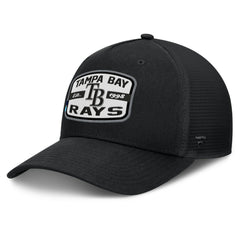 MLB Tampa Bay Rays Fanatics Team Patch A-Frame Trucker Snapback Hat