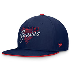 MLB Atlanta Braves Fanatics Fundamental Tri-Script Fitted Hat