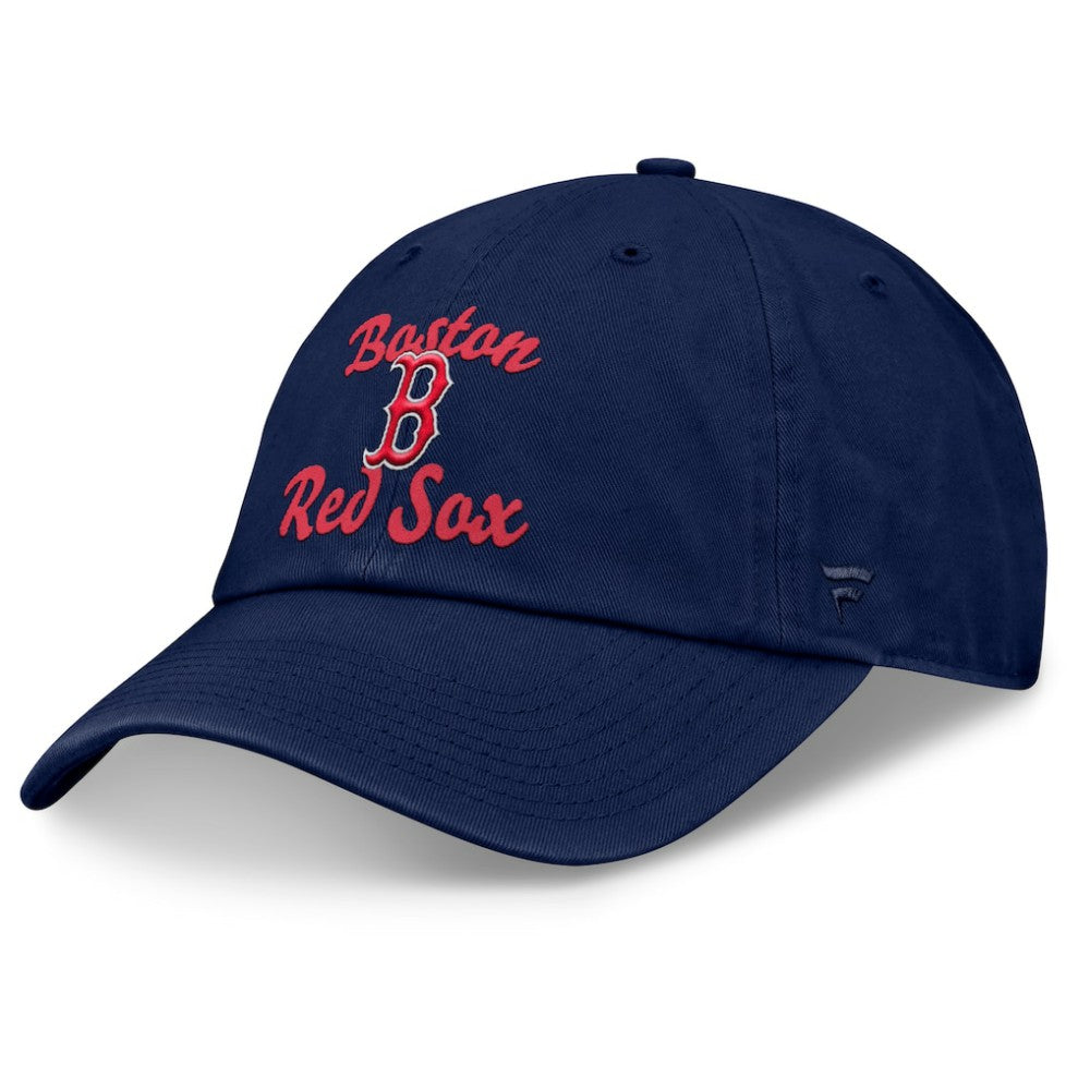 MLB Boston Red Sox Fanatics Women's Fundamental Script Logo Adjustable Hat