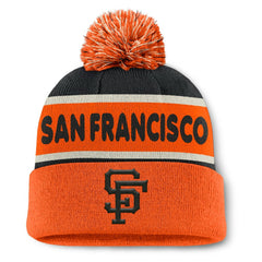 MLB San Francisco Giants Fanatics Heritage Cuffed Knit Hat with Pom