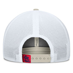 MLB St. Louis Cardinals Fanatics Heritage Light Khaki A-Frame Adjustable Hat