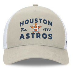 MLB Houston Astros Fanatics A-Frame Trucker Adjustable Hat