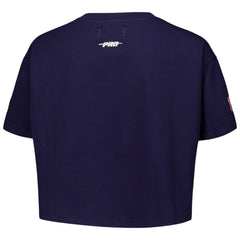 MLB Atlanta Braves Pro Standard Women's Made To Play Boxy Cropped T-Shirt