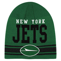 Youth Retro Knit Beanie - New York Jets