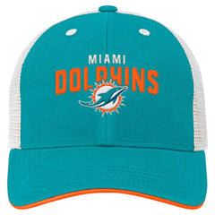 Preschool Core Lockup Trucker Adjustable hat - Miami Dolphins