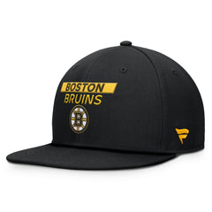 NHL Black Boston Bruins Fanatics Authentic Pro Prime Snapback Hat
