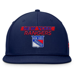 NHL Navy New York Rangers Fanatics Authentic Pro Prime Snapback Hat