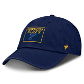 NHL Navy St. Louis Blues Fanatics Authentic Pro Prime Adjustable Hat