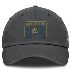 NHL Gray Vegas Golden Knights Fanatics Authentic Pro Prime Adjustable Hat
