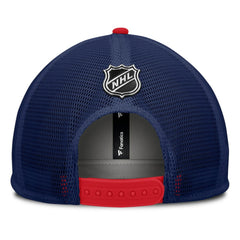 NHL Navy/Red New York Rangers Fanatics Authentic Pro Hometown Rink Foam Trucker Snapback Hat