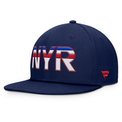 NHL Navy New York Rangers Fanatics Authentic Pro Rink Snapback Hat