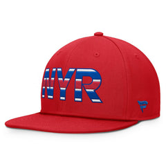 NHL Red New York Rangers Fanatics Authentic Pro Team Rink Snapback Hat