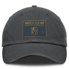 NHL Gray Vegas Golden Knights Fanatics Women's Authentic Pro Rink Adjustable Hat
